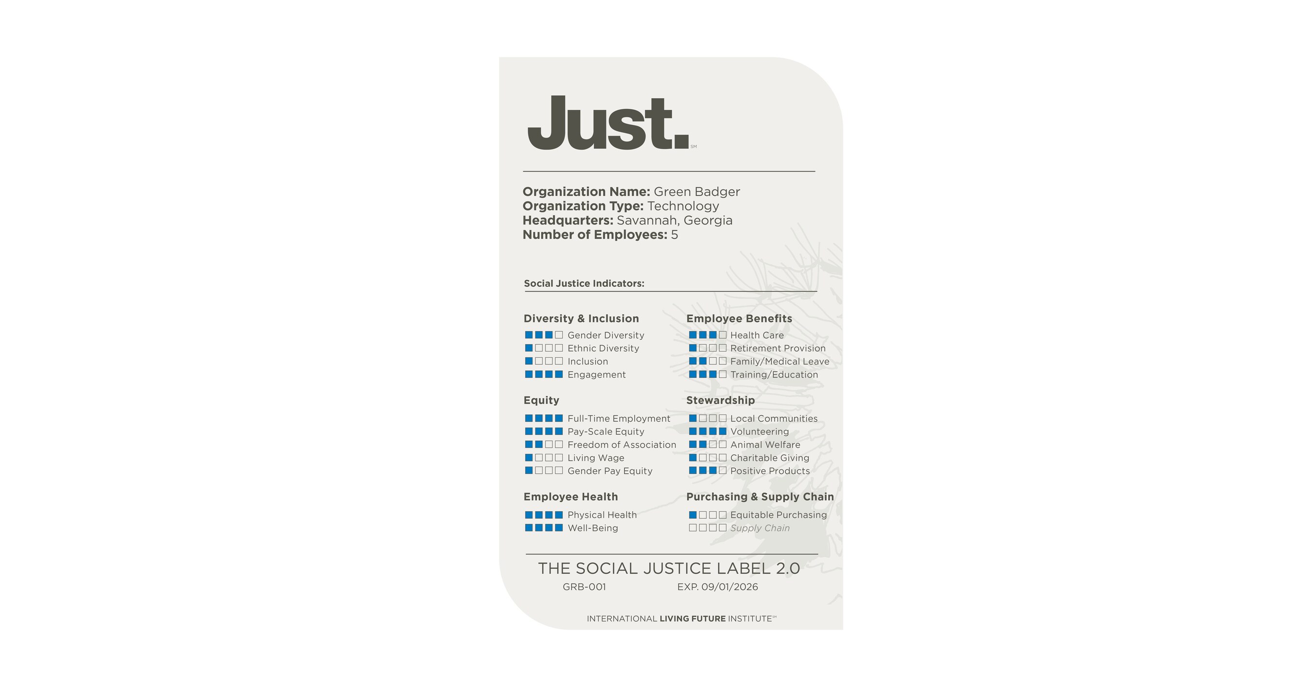 Green Badger Becomes First Construction Tech SaaS Company to Receive Just Label Green Badger Becomes First Construction Tech SaaS Company to Receive Just Label