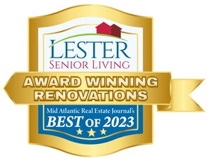 Lester Senior Living Awarded "The Best Non-Profit Project of 2023" by The Mid-Atlantic Real Estate Journal