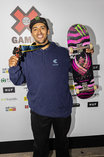 Monster Energy's Kelvin Hoefler Will Compete in Men's Skateboard Street and Skateboard Street Best Trick at X Games Chiba 2024