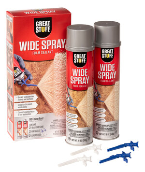 DuPont Launches Great Stuff™ Wide Spray Foam Sealant