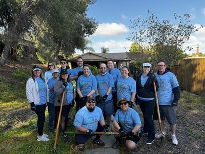 NaturVet employees volunteered with Habitat for Humanity Inland Valley and Menifee Better Together to help restore the local community.