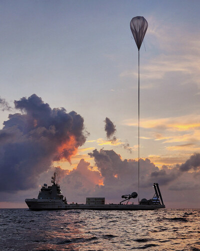 Space Perspective conducted a crucial wet dress rehearsal, testing the spacecraft's readiness aboard MS Voyager for its upcoming spaceflight.