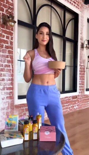 Nora Fatehi Collaborates with Flax-Healthy Living to Inspire Health-Conscious Living