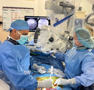 Spine Surgeon Dr. Ehsan Jazini successfully completes his 100th prodisc surgery, showcasing the modern surgical techniques that make VSI a leader in motion-preserving spine surgery.