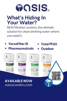 Introducing OASIS' new filter expansion: enhanced protection for drinking water. Discover our latest filtration solutions designed to tackle a broader range of contaminants, including lead, pharmaceuticals, and PFAS compounds.