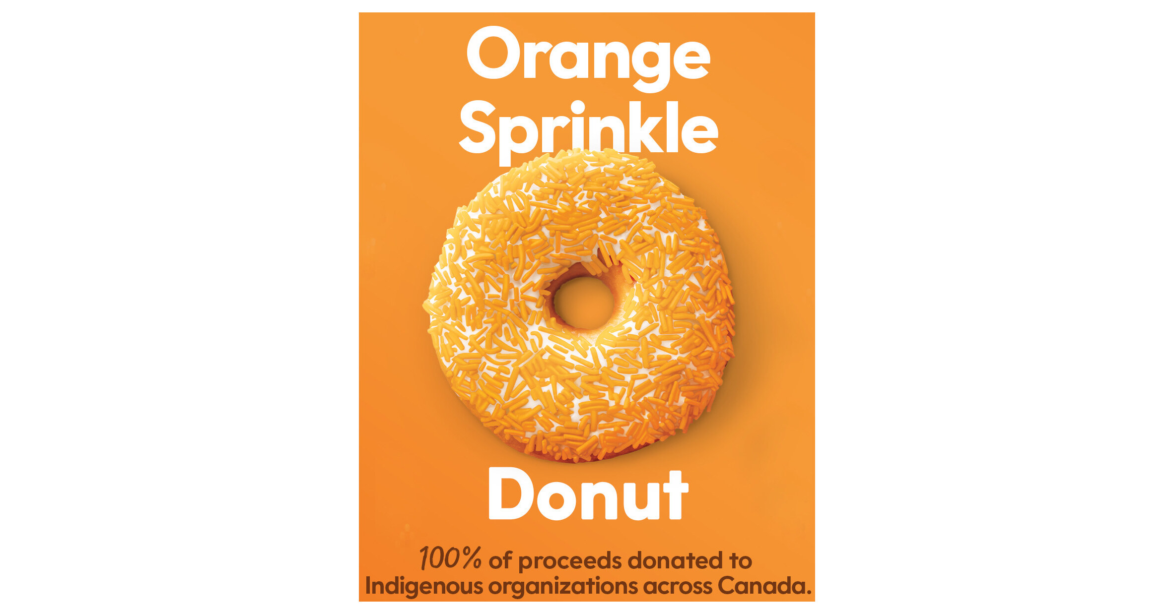 Tim Hortons Orange Sprinkle Donut campaign returns on Sept. 30 with 100