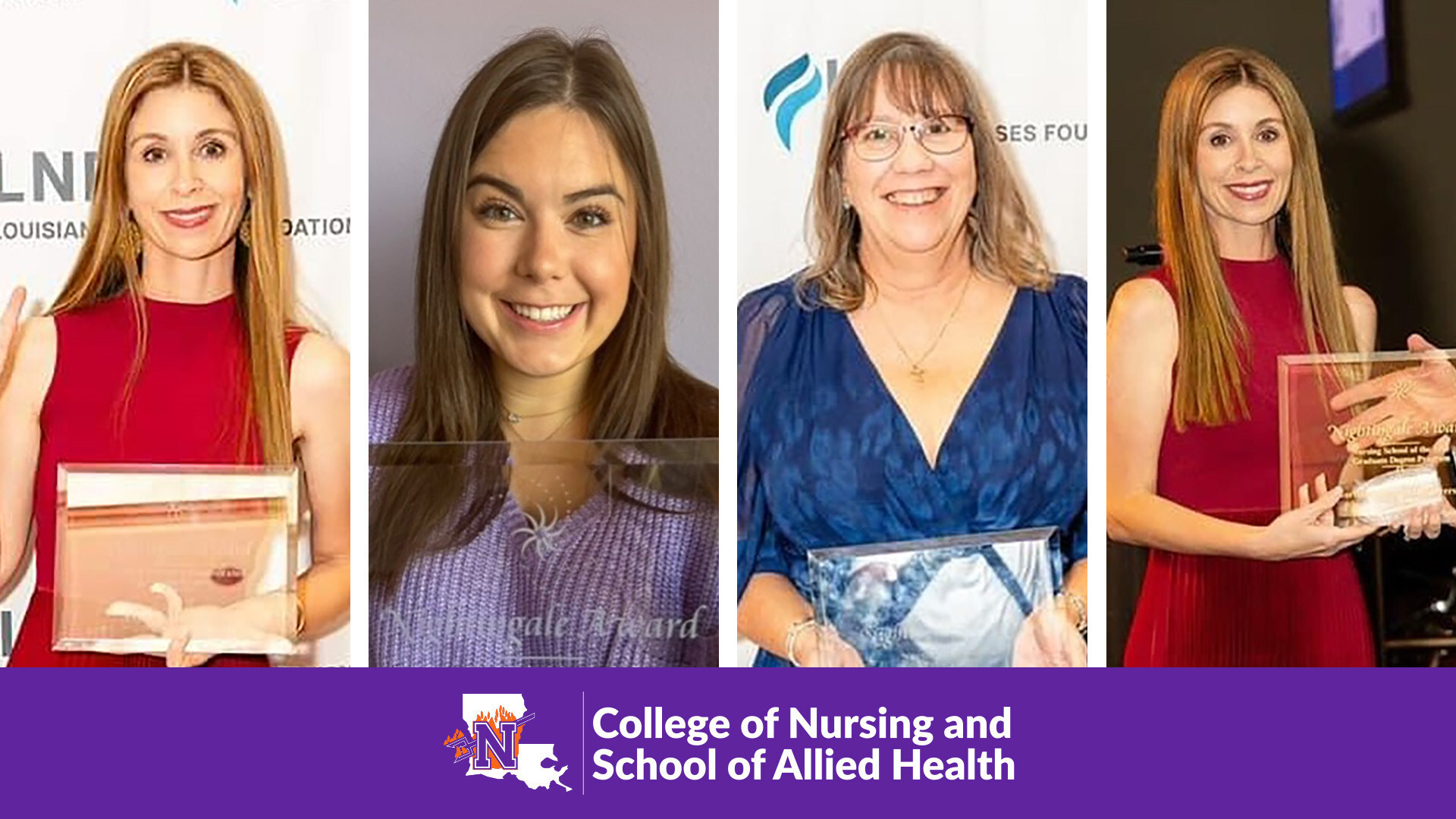 Northwestern State University shines at Louisiana Nurses Foundation Nightingale Gala with top nursing honors