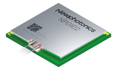 NewPhotonics NPG102 PIC Transmitter on Chip for 1.6Tbps DSP-based Modules (PRNewsfoto/NewPhotonics Ltd)