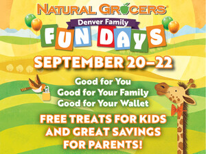 Natural Grocers® Celebrates Denver Family Fun Days September 20-22, 2024