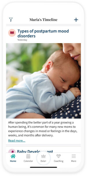 Ovia Health Expands Women's Health Offerings with Comprehensive Postpartum Experience