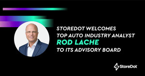 StoreDot welcomes top auto industry analyst Rod Lache to its advisory board, further expanding globally