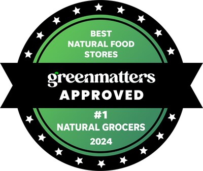 For the “Best Natural Food Stores” category, the Green Matters editors selected 14 finalists, including websites that sell natural pantry goods, online grocery and produce subscriptions, and natural supermarkets across the U.S. Readers then voted Natural Grocers as #1 in the final top ten.