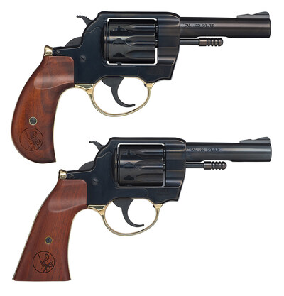 The Henry Golden Boy Revolver is a traditional double-action chambered for .22 S/L/LR, and it’s available in two grip configurations. MSRP is $928.