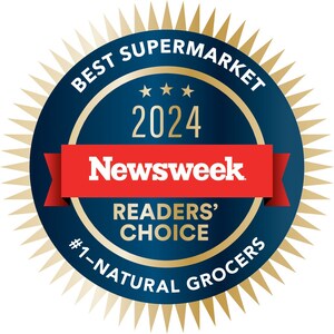 Natural Grocers® Voted "Best Supermarket" in Readers' Choice Awards Presented by Newsweek®