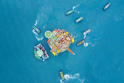 Asia's first cylindrical FPSO 'Haikui-1'