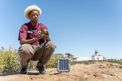 Aamir Asadi, Intern with the EcoLogik Institute and American Conservation Experience (Photo by Edgar Ontiveros Medina, Prebys Foundation)