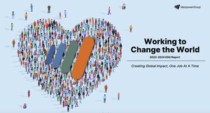 Working to Change the World: ManpowerGroup's 2023-2024 ESG Report Highlights Commitment to Sustainable Growth and a People-First Future of Work