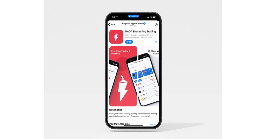 NAGA Breaks New Ground: Unveils First-Ever Trading App Integrated into Telegram Messenger