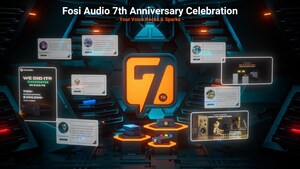 Fosi Audio Launches 7th Anniversary Celebration with the Theme "Your Voice Rocks & Sparks"