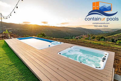 ContainUR Pools finished pool project in a beautiful Airbnb property in Joshua Tree, California