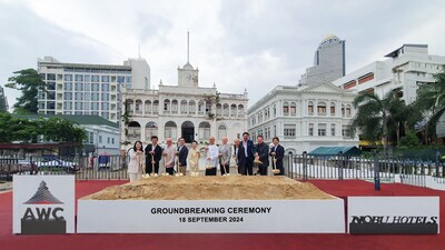 Ceremonia de inauguración del Plaza Athenee Nobu Hotel and Spa de Bangkok (PRNewsfoto/NOBU HOSPITALITY)