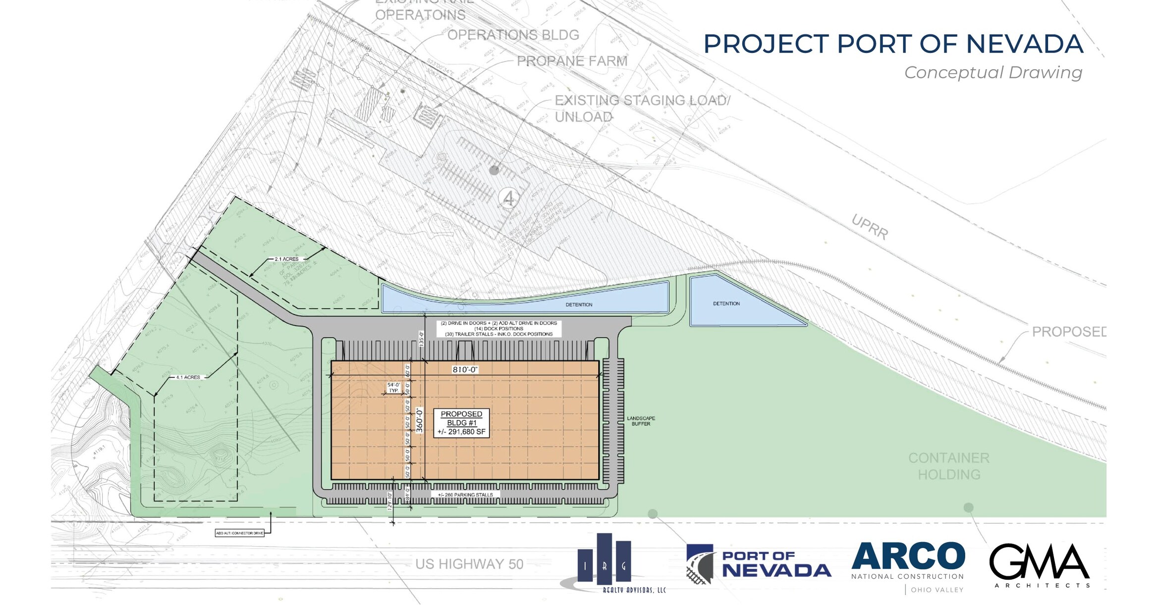 Port of Nevada™ Awarded .1 M in Grant Funding to Continue Development Plans, Secures Construction Agreement