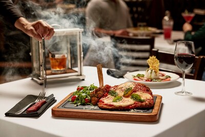 Maggiano's unveils eight new Italian-American classics, including the "Riserva" Veal Parmesan. Showcasing a 14 oz bone-in free-range veal chop, it's hand-breaded and topped with fresh marinara sauce and melted mozzarella and cut tableside.