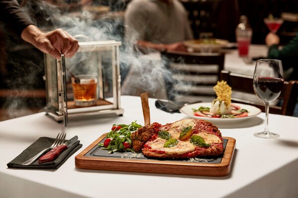 Maggiano’s unveils eight new Italian-American classics, including the "Riserva" Veal Parmesan. Showcasing a 14 oz bone-in free-range veal chop, it’s hand-breaded and topped with fresh marinara sauce and melted mozzarella and cut tableside.