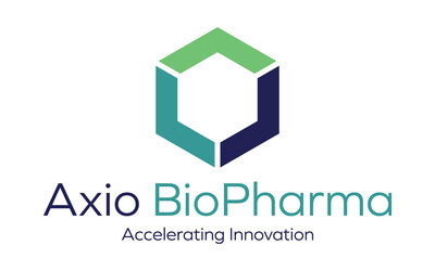 Axio BioPharma Logo - Accelerating Innovation in Biopharmaceutical Manufacturing