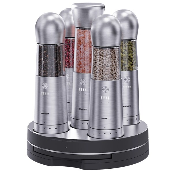 COSPRO’s 5-in-1 Salt & Pepper Grinder Set