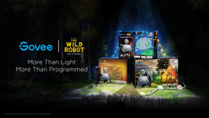 Govee Unveils Innovative Curtain Lights 2 in Collaboration with DreamWorks Animation's New Film, The Wild Robot