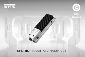 KLEVV RELEASES THE ULTRA-FAST GENUINE G560 PCIE GEN5 SSD AND CRAS C715 PCIE GEN3 REFRESH