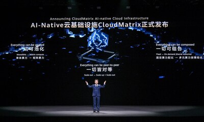 Lanzamiento oficial de CloudMatrix, una infraestructura en la nube nativa de IA (PRNewsfoto/HUAWEI CLOUD)