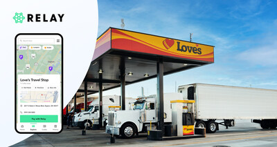 Love’s is the latest addition to Relay’s network, which now includes 400,000+ truck drivers and 100,000+ fleets