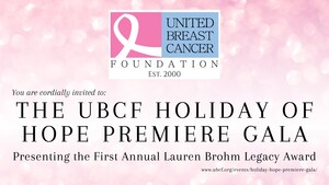 United Breast Cancer Foundation Hosts 2024 Holiday of Hope Premiere Gala