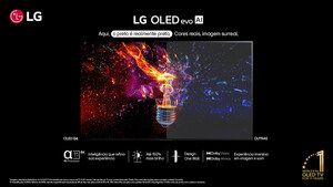 LG lança campanha que enaltece o Preto Perfeito, exclusividade das TVs OLED