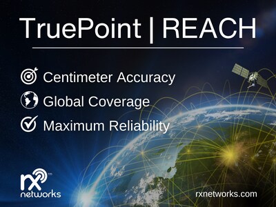 Rx Networks announces TruePoint | REACH. (CNW Group/Rx Networks Inc.)