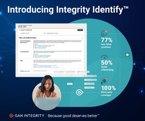 GAN Integrity Launches Integrity Identify™ - AI-Enabled Risk Discovery and Monitoring