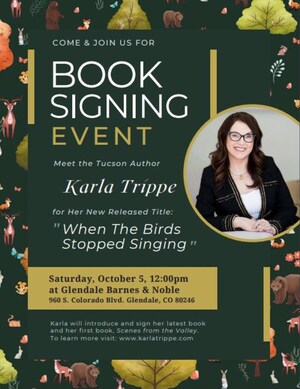 Author and Spiritualist Karla A. Trippe Launches American Southwest Regional Book Tour in Support of "When the Birds Stopped Singing"