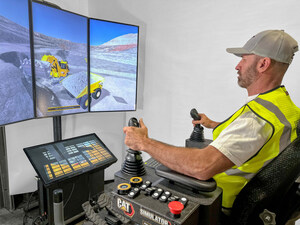 Cat® Simulators New Hydraulic Mining Shovel System Builds Operator Skills for Mine Sites