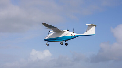 Pyka Pelican Cargo in flight.