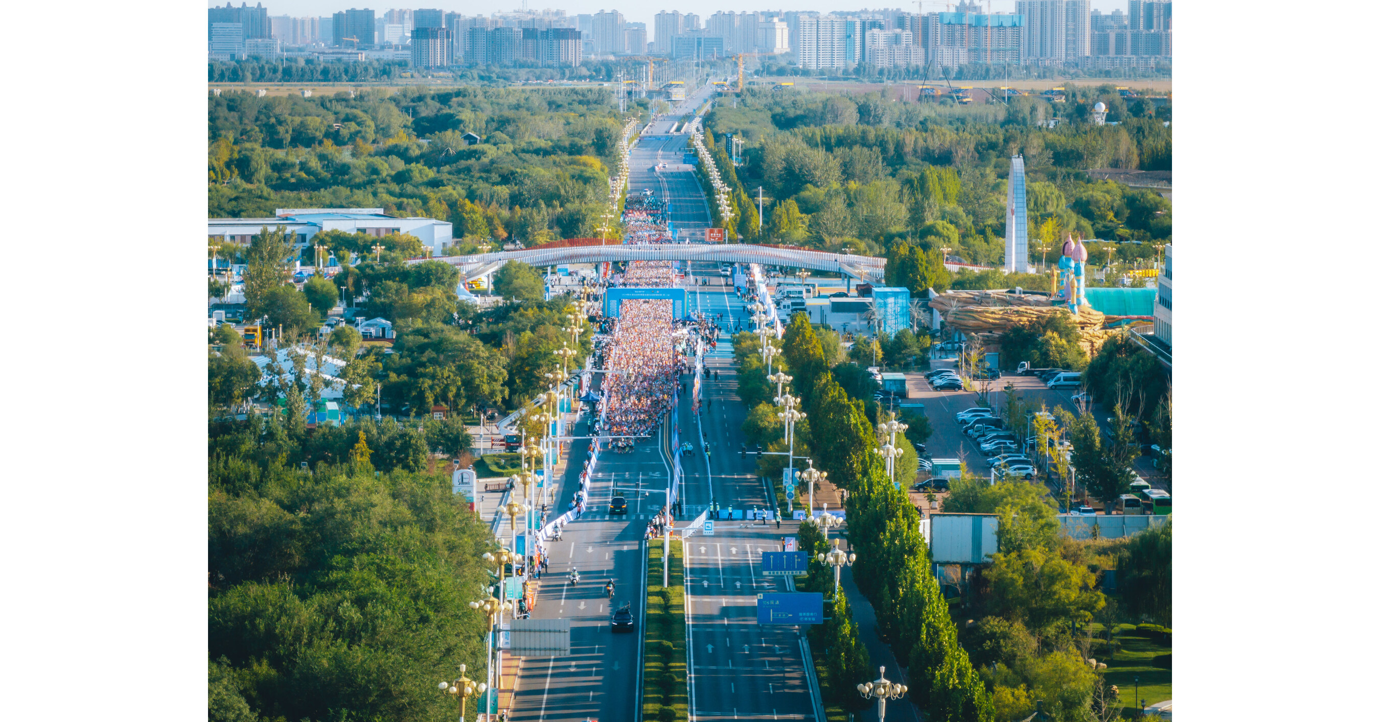 The 2024 Hengshui Lake Marathon successfully finished
