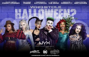 NYX Professional Makeup Announces "Who Stole Halloween?" Campaign Inspired by Warner Bros. Spooky Characters and DC's Super-Villains