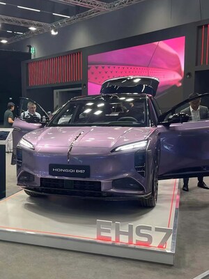 HONGQI's All-electric Models, EH7 and EHS7 Debut at Automechanika Frankfurt 2024