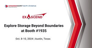 Exascend to Showcase Storage Beyond Boundaries at embedded world North America 2024