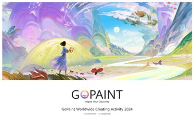 Creativos por naturaleza: HUAWEI lanza la Actividad de creación a nivel mundial de GoPaint 2024 (PRNewsfoto/HUAWEI)