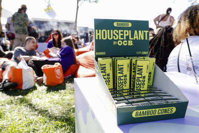 SANTA ROSA, CALIFORNIA - SEPTEMBER 21: A view of Houseplant by OCB as OCB Rolling Papers sets a world record for the most joints lit at one time at Hall of Flowers on September 21, 2024 in Santa Rosa, California. (Photo by Kimberly White/Getty Images for OCB)