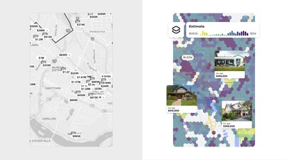 Compare home values on the map with Realtor.com dynamic map layers