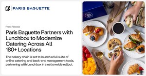 Paris Baguette Partners with Lunchbox to Modernize Catering Across All 180+ Locations