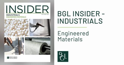 Sustainability continues to be a driving force behind innovation, with M&A increasingly becoming a vehicle to fast-track access to low-impact product solutions and technologies, according to a new industry report released by the Engineered Materials investment banking team from Brown Gibbons Lang & Company (BGL).